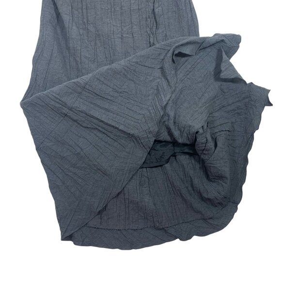 Asymmetrical textured skirt dark grey sz38  goth style ERIC ALEXANDRE - Picture 7 of 16